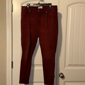 Molly and Isadora size 16 W ankle skinny jeans